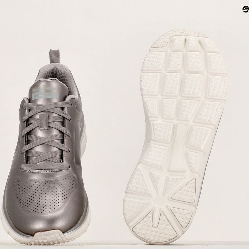 női cipő SKECHERS Fashion Fit Glow Up pewter 8