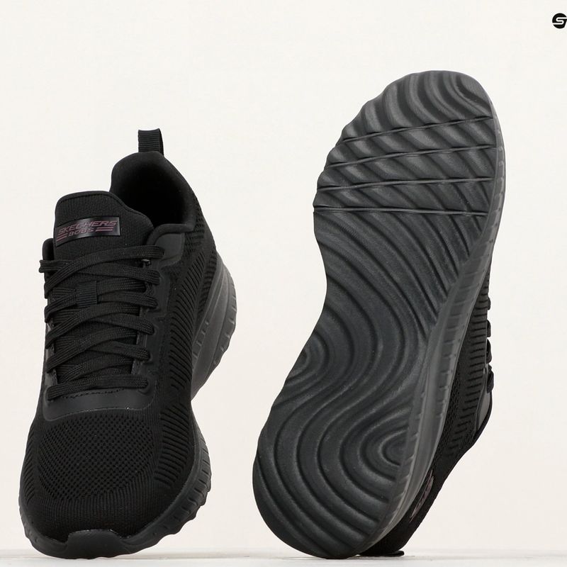 női cipő SKECHERS Bobs Squad Chaos Face Off black 8