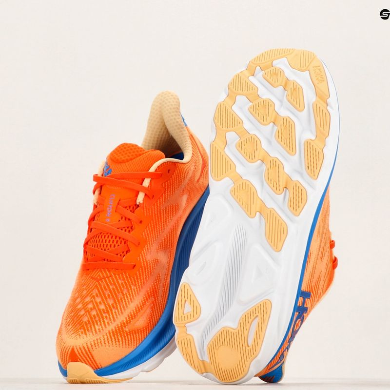 Férfi futócipő  HOKA Clifton 9 Wide vibrant orange/impala 9