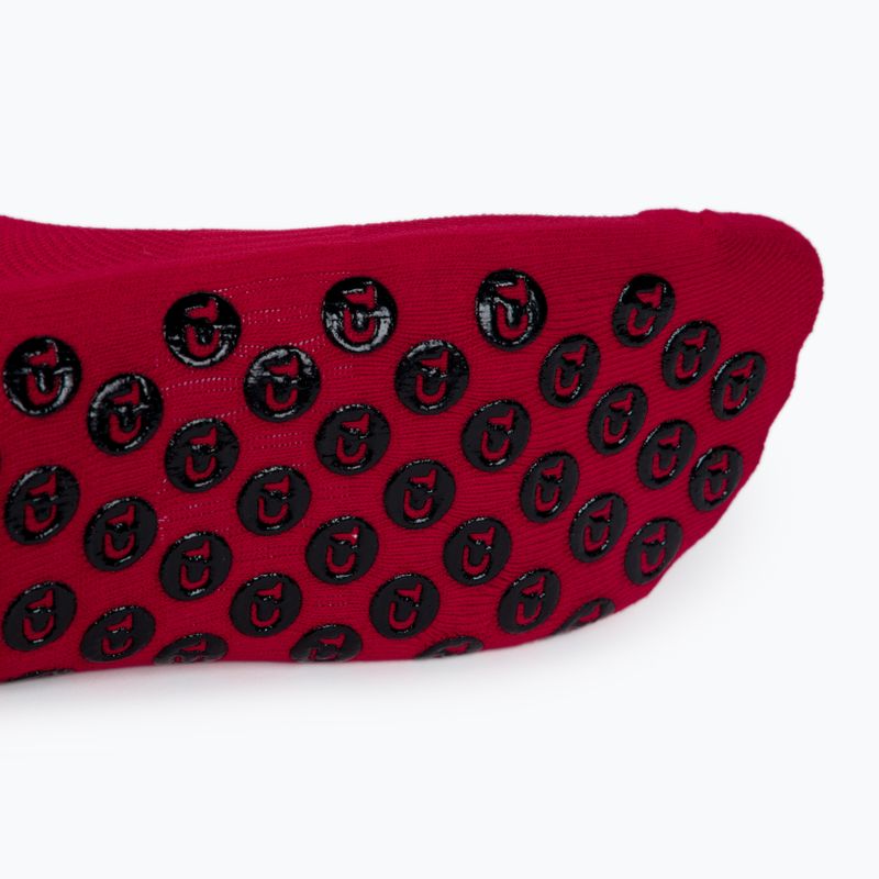 Férfi futball zokni Tapedesign csúszásgátló piros TAPEDESIGN RED 4
