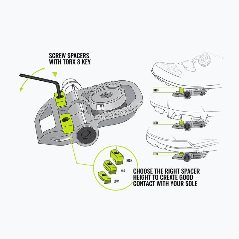 Kerékpárpedálok magped Gravel 200Nm black 4