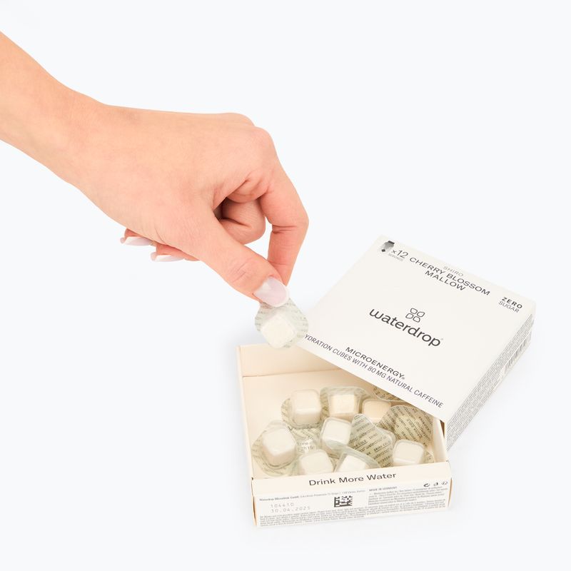 Microenergy vízcseppes energiaital Shiro 12 kocka cseresznyevirág/ mályva 3