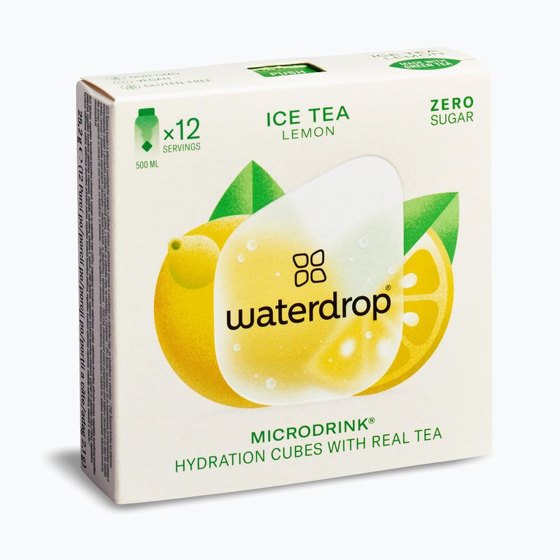 Waterdrop rehidrációs ital Microdrink Ice Tea 12 kocka citrom 2