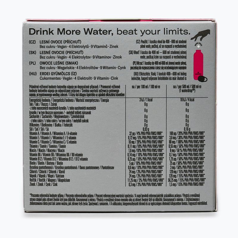Izotóniás ital waterdrop Microlyte 12 bogyós gyümölcsös kocka 2