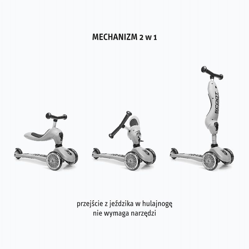 Hulajnoga trójkołowa dziecięca Scoot & Ride Highwaykick 1 Lifestyle olive 7