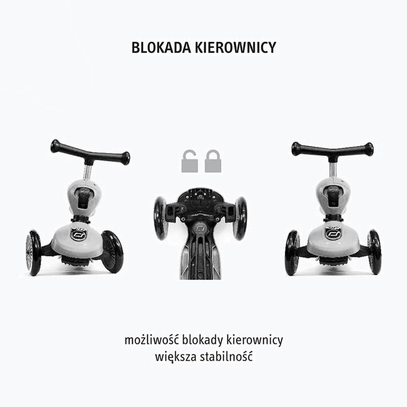 Hulajnoga trójkołowa dziecięca Scoot & Ride Highwaykick 1 Lifestyle olive 9