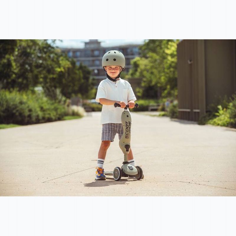 Hulajnoga trójkołowa dziecięca Scoot & Ride Highwaykick 1 Lifestyle olive 11