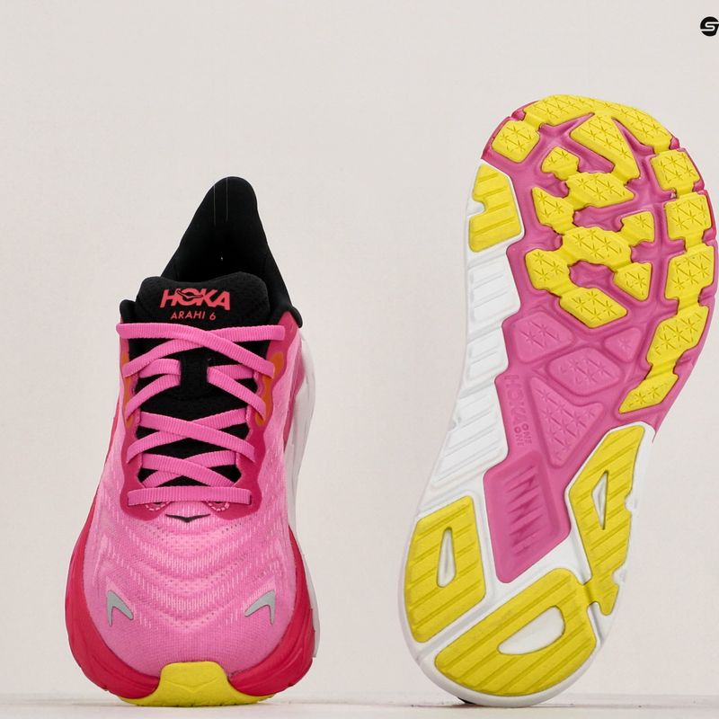Női futócipő HOKA Arahi 6 strawberry/black 9