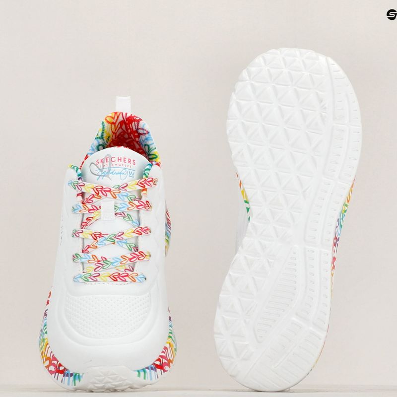 női cipő SKECHERS Uno Lite Exuberant Hearts white/multi 10
