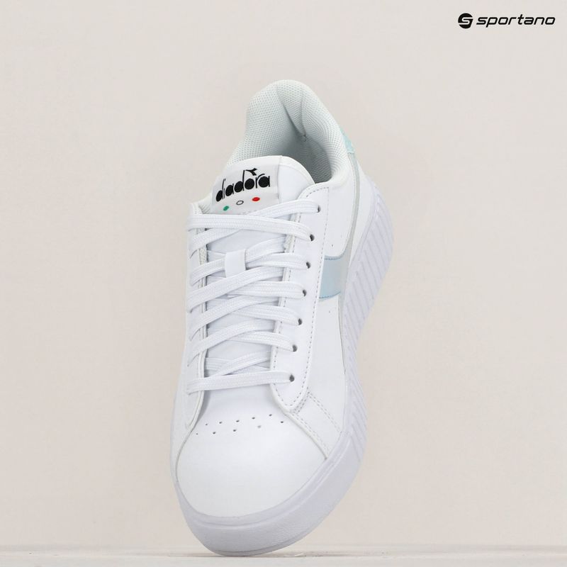 női cipő Diadora Step P Shimmer bianco/azzurro aria 9