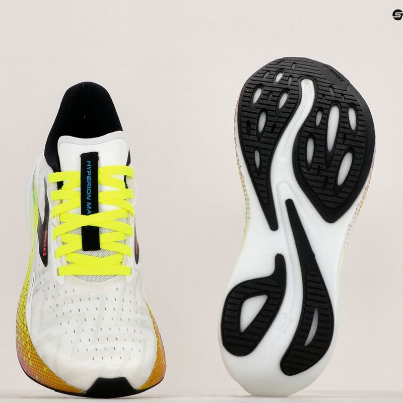 női futócipő  Brooks Hyperion Max white/black/nightlife 11