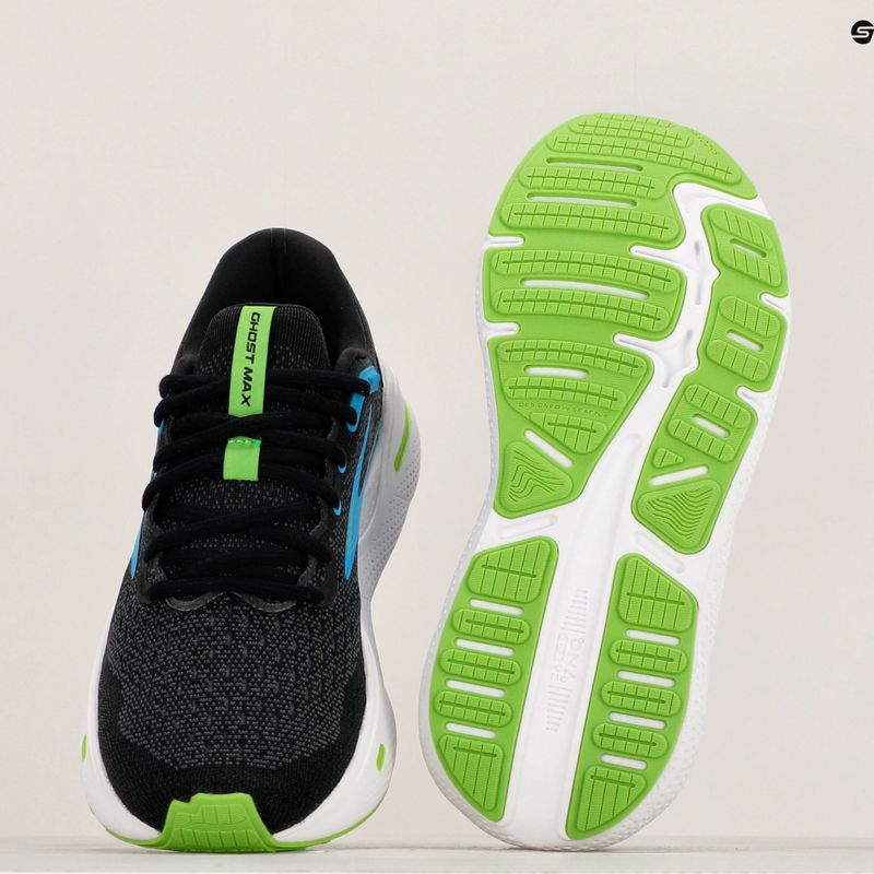 Férfi futócipő  Brooks Ghost Max black/atomic blue/jasmine 12