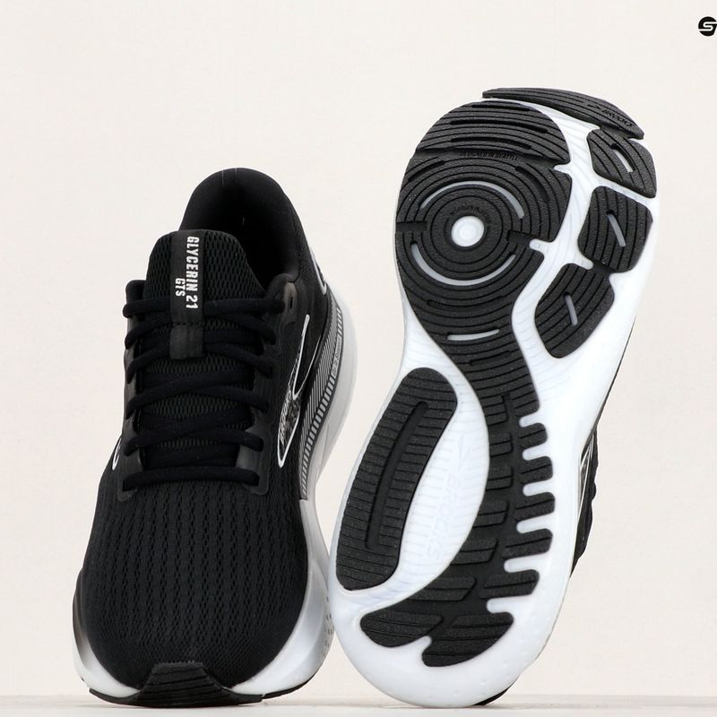 Férfi futócipő  Brooks Glycerin GTS 21 black/grey/white 12