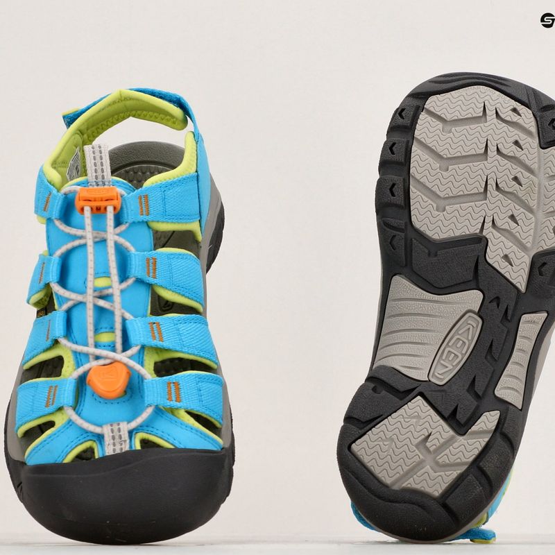 Junior szandál KEEN Newport Boundless blue atoll/daiquiri green 9