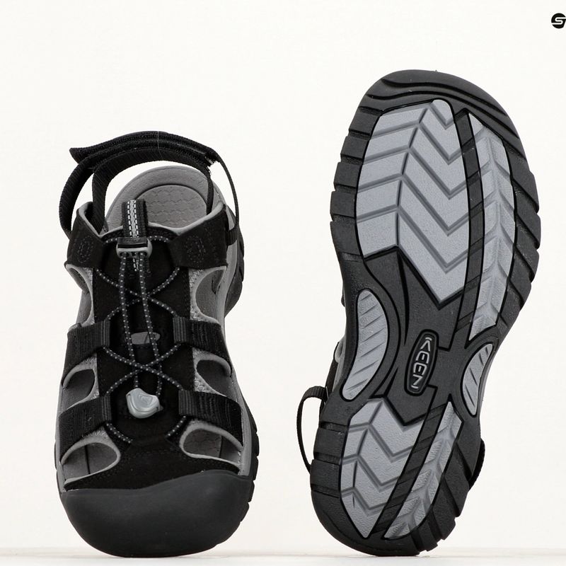 KEEN Rapids H2 férfi trekking szandál fekete/acélszürke 9