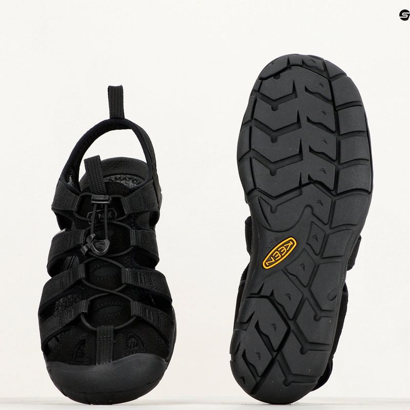 KEEN Clearwater CNX férfi trekking szandál tripla fekete 16
