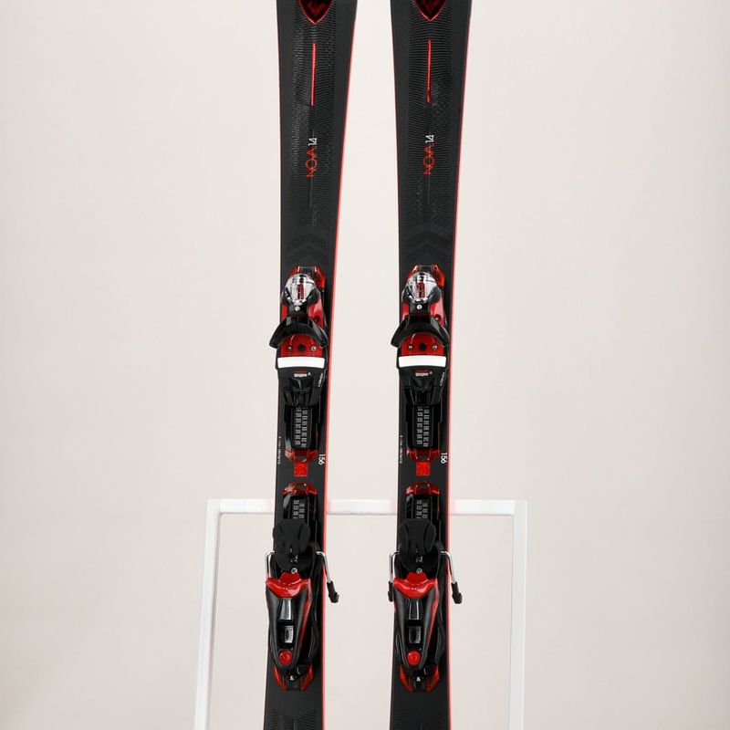 Női lesikló sílécek Rossignol Nova 14 K + kötés NX12 matt fekete/metálfekete matt/metál fekete 8