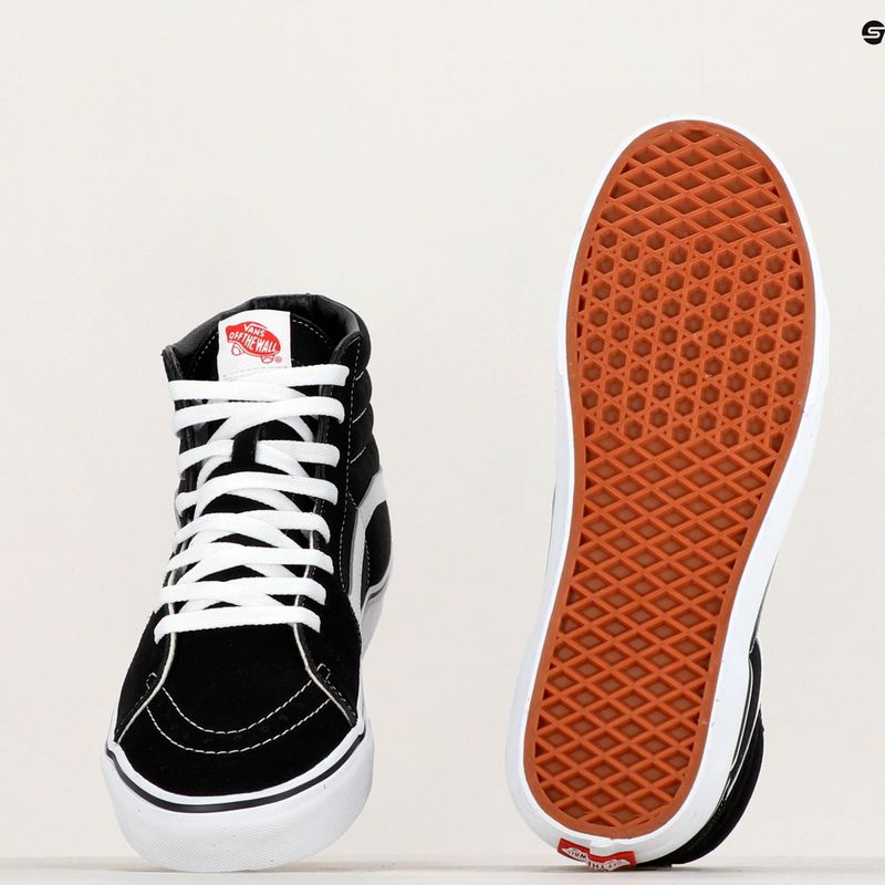 Cipő Vans UA SK8-Hi black/black/white 11