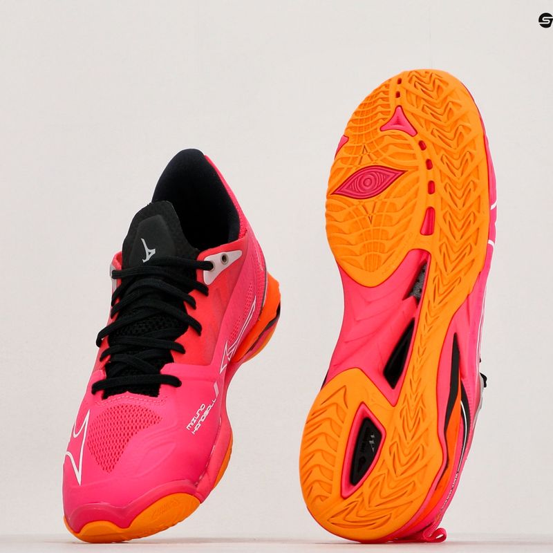 Férfi kézilabda cipő Mizuno Wave Mirage 5 radiant red/white/carrot curl 10