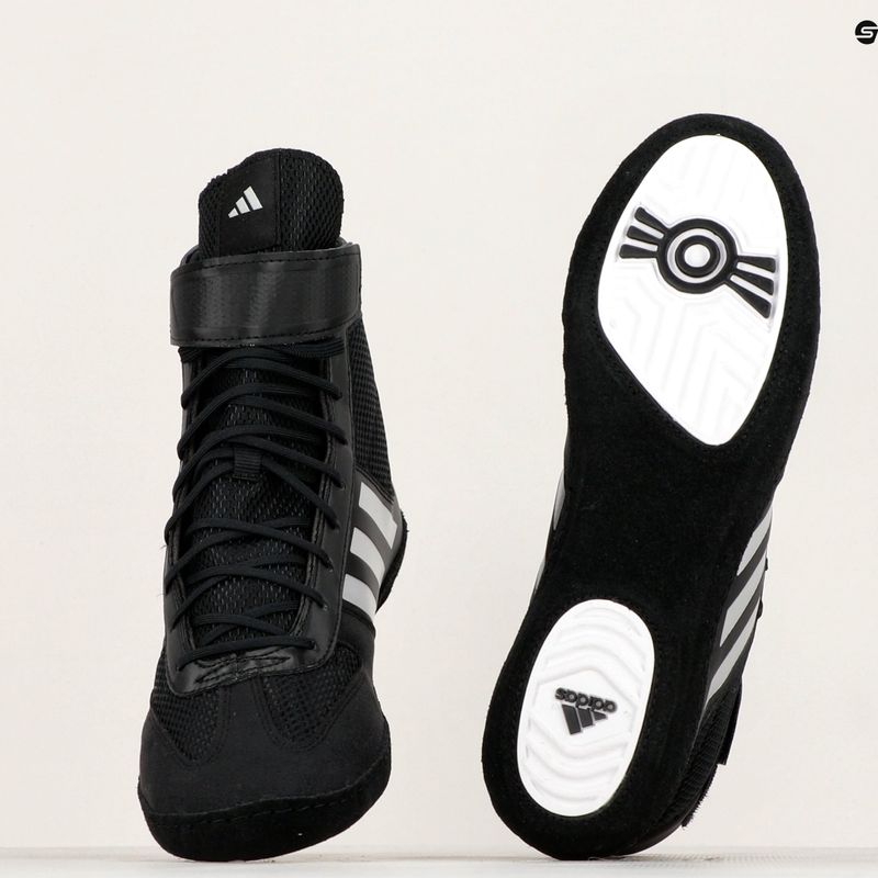 Férfi adidas Combat Speed.5 fekete/ezüst bokszcipő BA8007 10