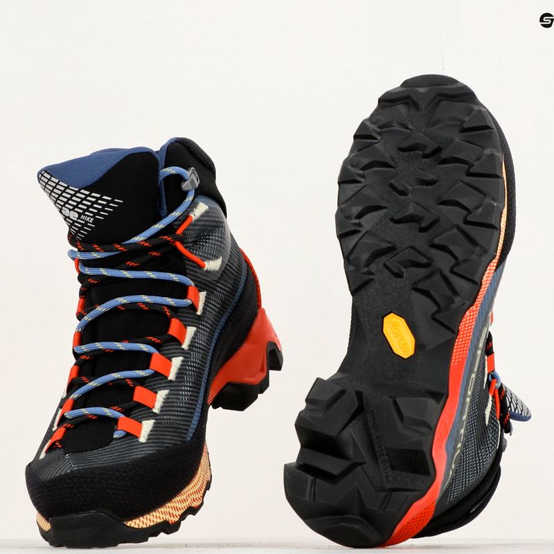 Női túrabakancs La Sportiva Aequilibrium Hike GTX carbon/cherry paradicsom 10