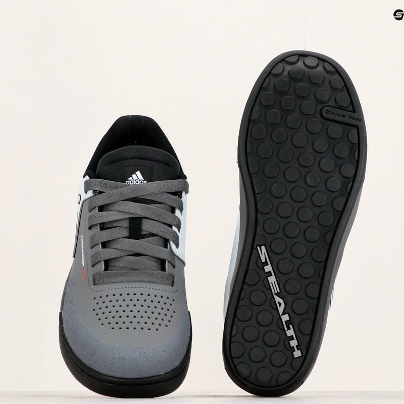 Férfi platform kerékpáros cipő adidas FIVE TEN Freerider Pro grey five/ftwr white/halo blue 13