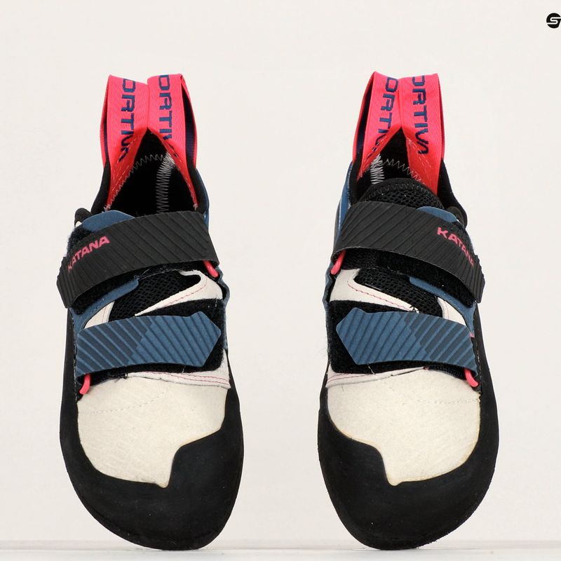 La Sportiva női mászócipő Katana fehér/viharkék 10