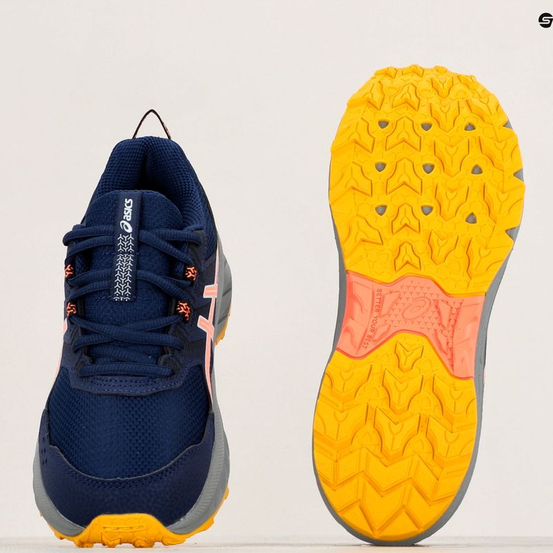 ASICS Gel-Venture 9 GS gyermek futócipő kék expanse/napsárga korall 10