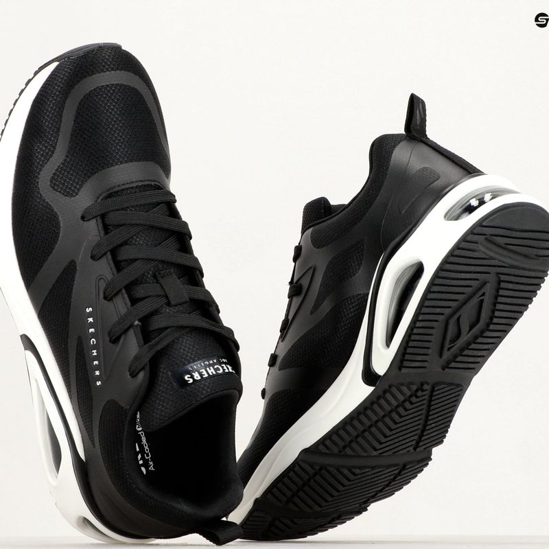 SKECHERS Tres-Air Uno Revolution-Airy fekete/fehér férfi cipő 12