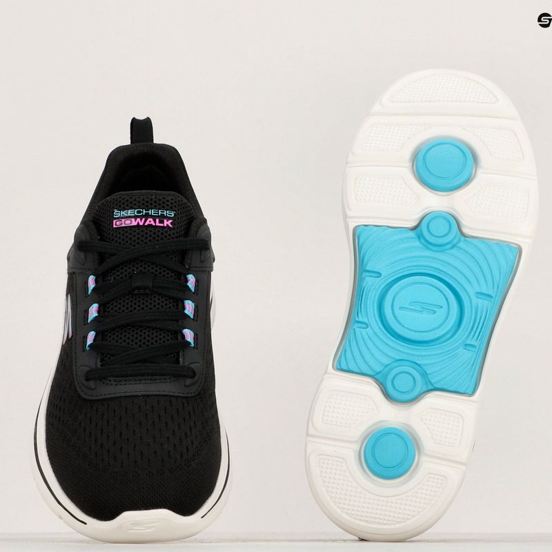 SKECHERS női cipő Go Walk Arch Fit 2.0 Balin fekete/multi 11