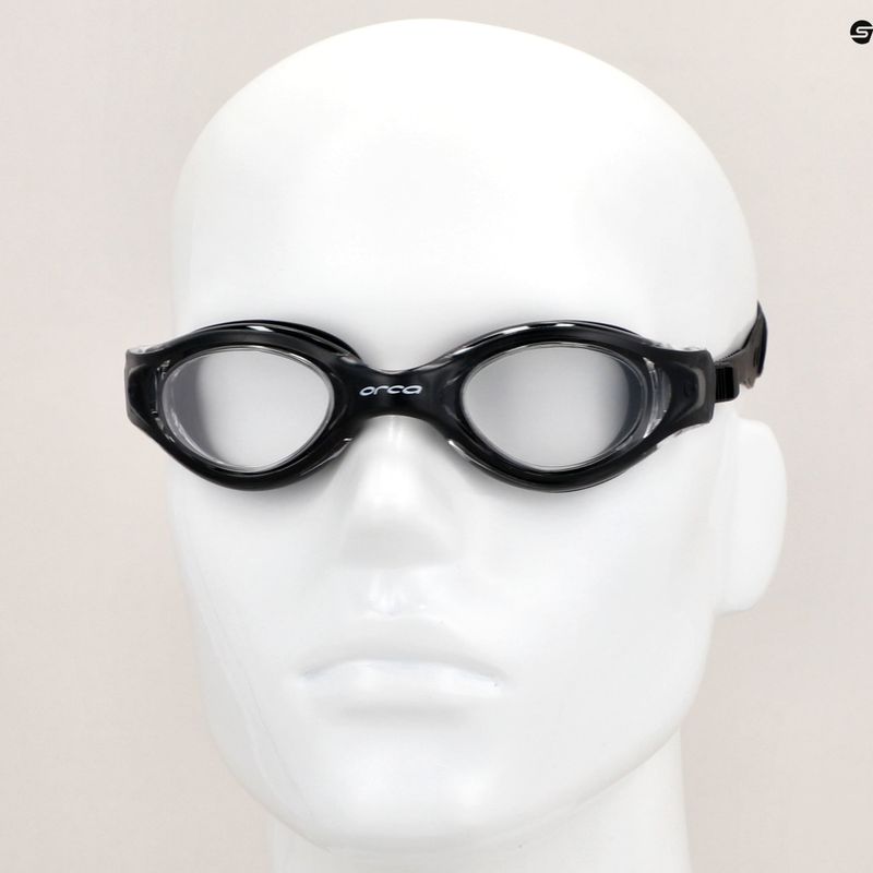 Orca Killa Vision átlátszó fekete úszószemüveg 8