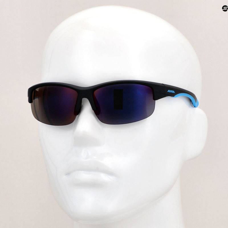 Napszemüveg dziecięce Alpina Junior Flexxy Youth HR black blue matt/blue mirror 7