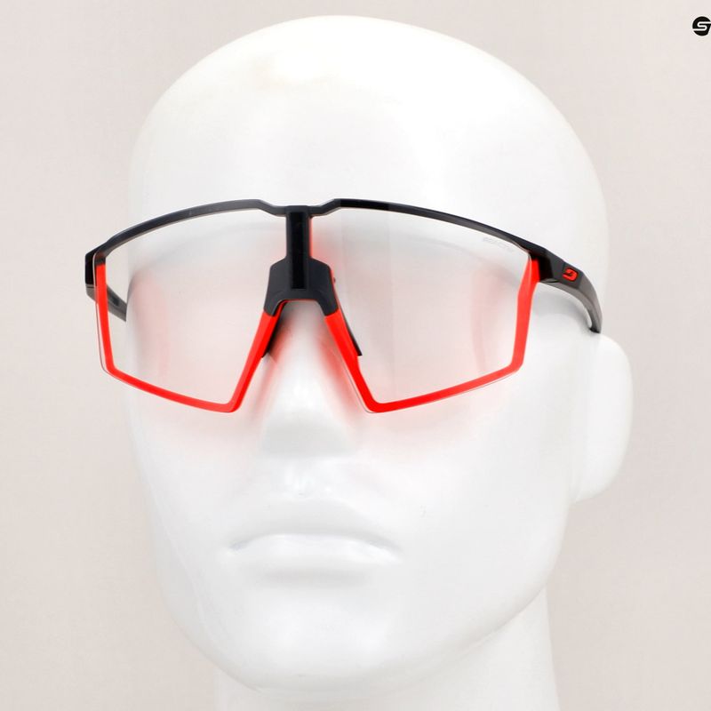 napszemüveg Julbo Edge Reactiv 0-3 mat black/mat fluo orange/clear 10