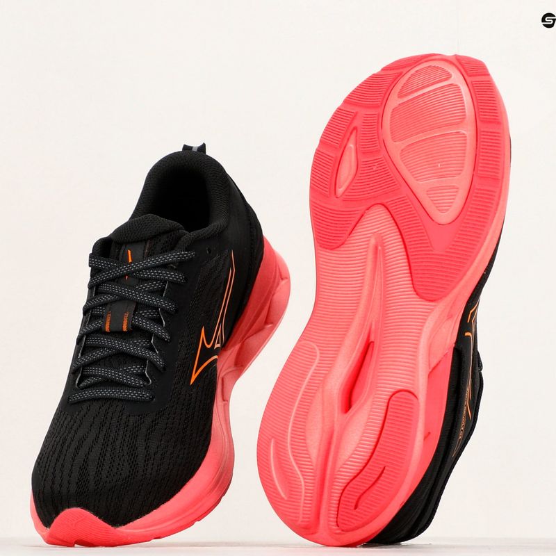 Női futócipő Mizuno Wave Revolt 3 black/carrot curl/dubarry 10