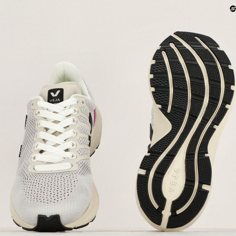 női futócipő VEJA Marlin V-Knit chalk/black/ultraviolet 10