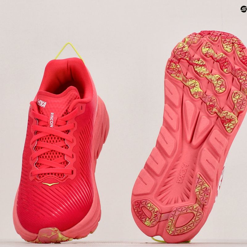 női futócipő HOKA Rincon 3 cerise/coral 9