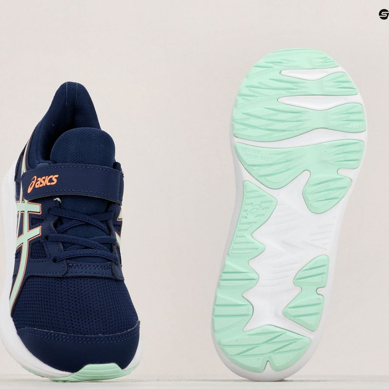 gyermek futócipő ASICS Jolt 4 PS blue expanse/mint tint 12