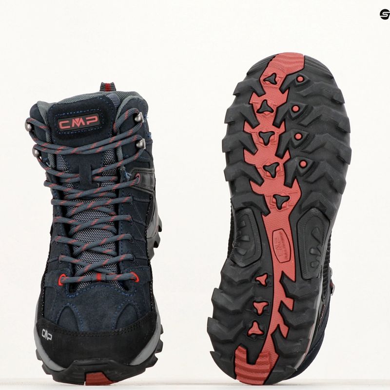 Férfi trekking cipő CMP Rigel Mid asphalt/syrah 9