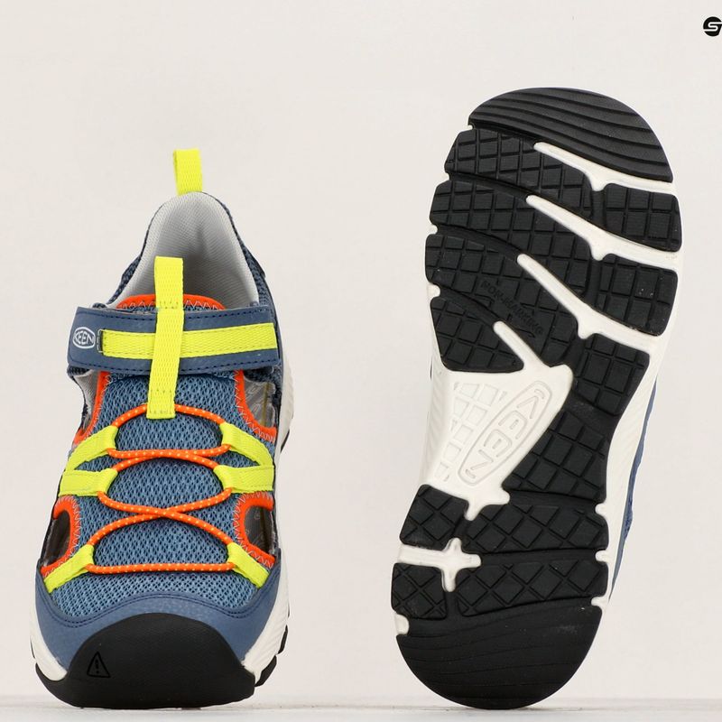 KEEN Motozoa vintage indigó/skarlát ibis junior szandál 10