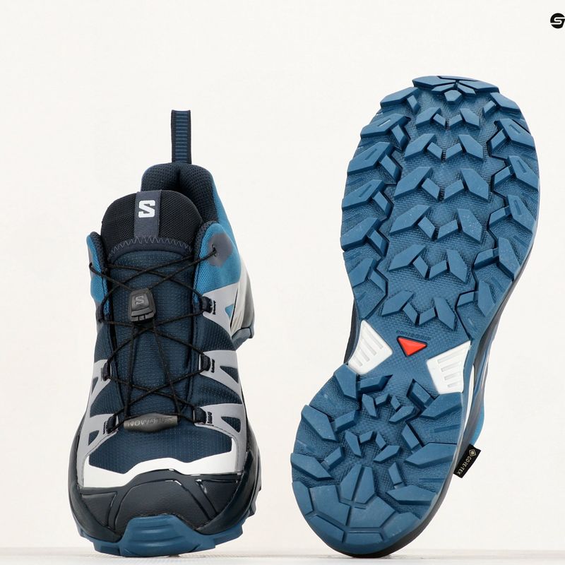 Férfi túracipő  Salomon X Ultra 360 GTX carbon/india ink/deep dive 9