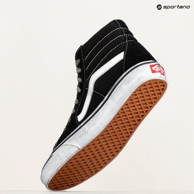 Cipő Vans SK8-Hi Stressed black/white 9