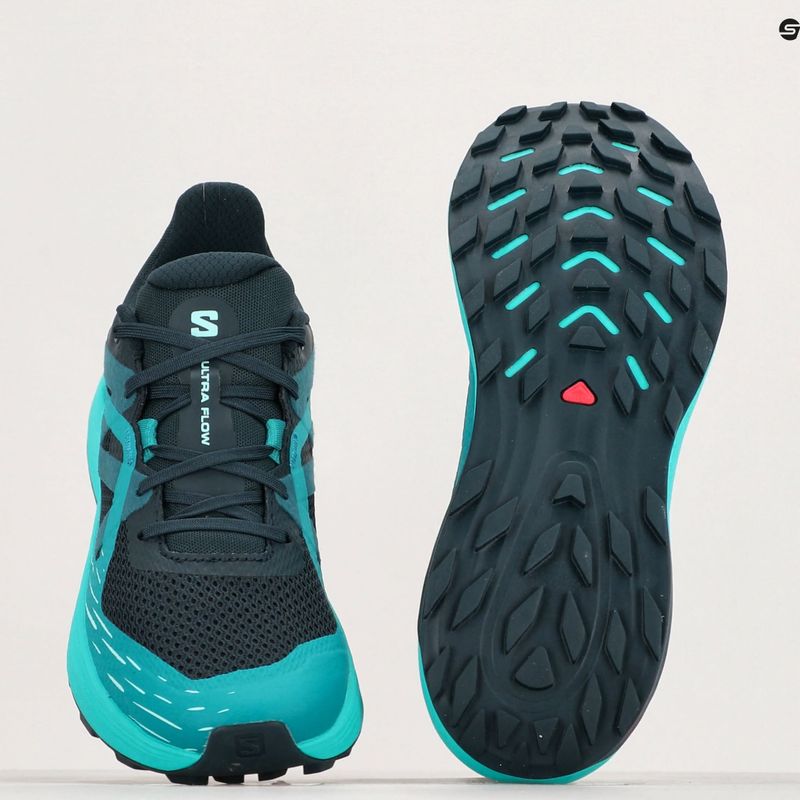 Férfi futócipő Salomon Ultra Flow carbon/tahitian tide/deep dive 9