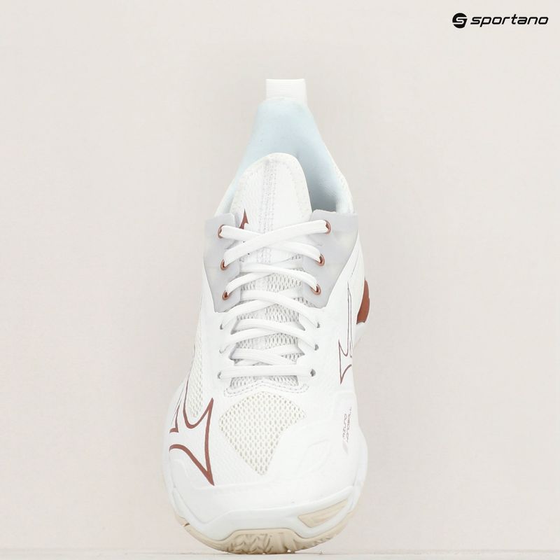 Férfi futócipő Mizuno Wave Rebellion Sonic 2 white/hot coral/harbor mist 9