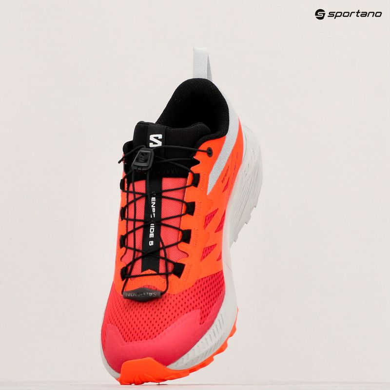 Férfi futócipő Salomon Sense Ride 5 lunar rock/shocking orange/fiery red 10