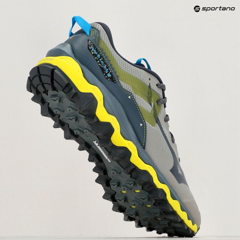 Férfi futócipő Mizuno Wave Mujin 9 ggray/oblue/bolt2(neon) 9