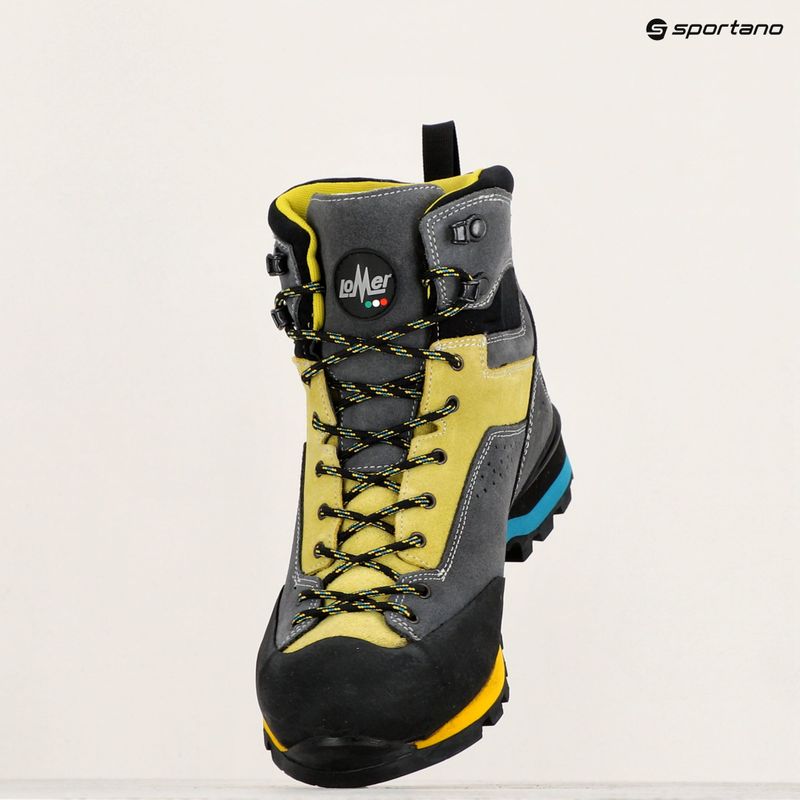 Férfi trekking cipő Lomer Badia High Mtx brain/celery 9