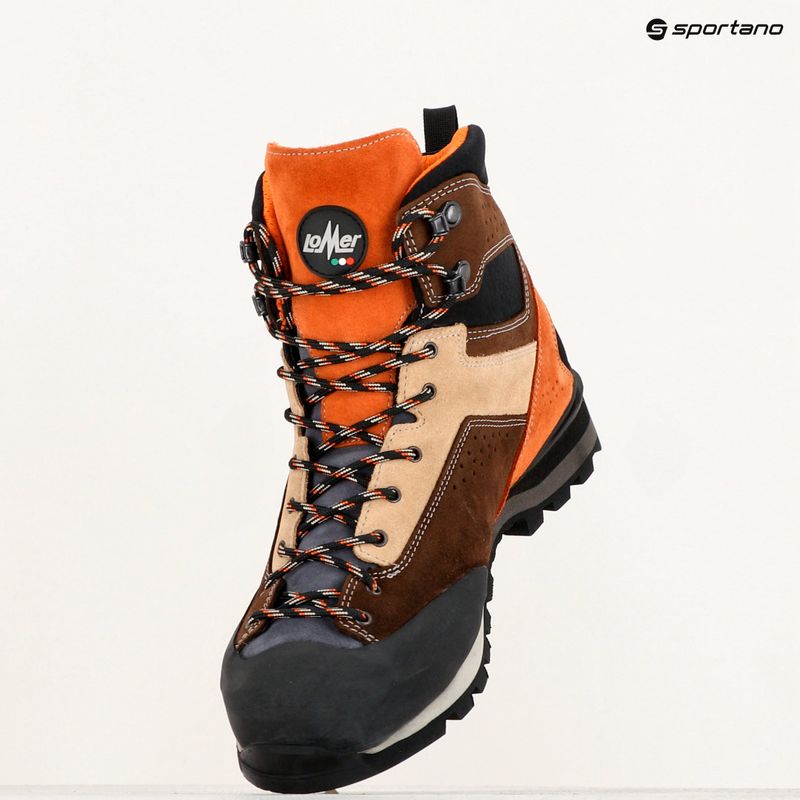 Férfi trekking cipő Lomer Badia High Mtx chocolate/brick 14