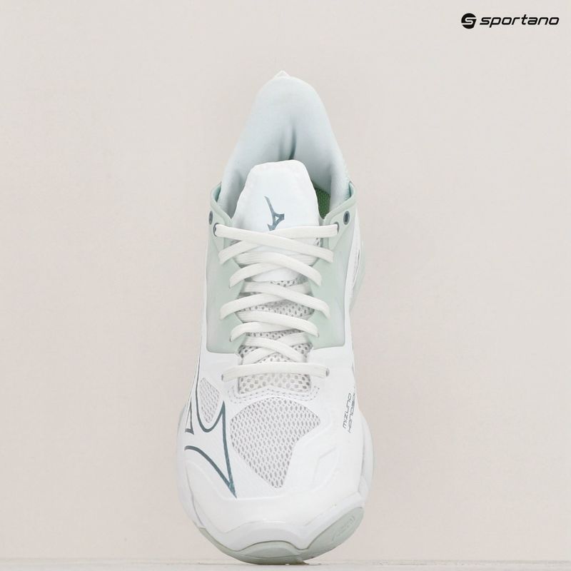 Női kézilabda cipő Mizuno Wave Mirage 5 white/glacial ridge/patinagreen 9