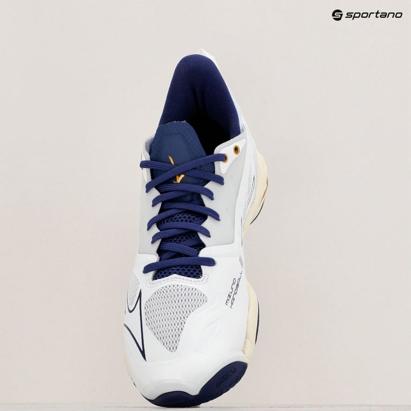 Férfi kézilabda cipő Mizuno Wave Mirage 5 white/bribbon/mp gold 9