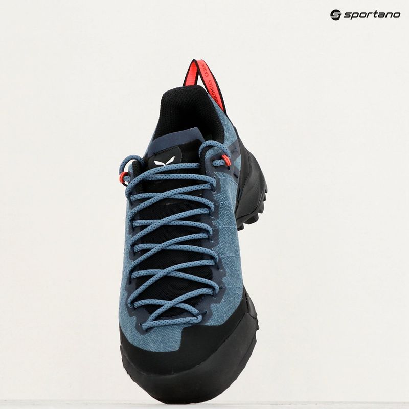 Női túracipő Salewa Wildfire Canvas java blue/black 9